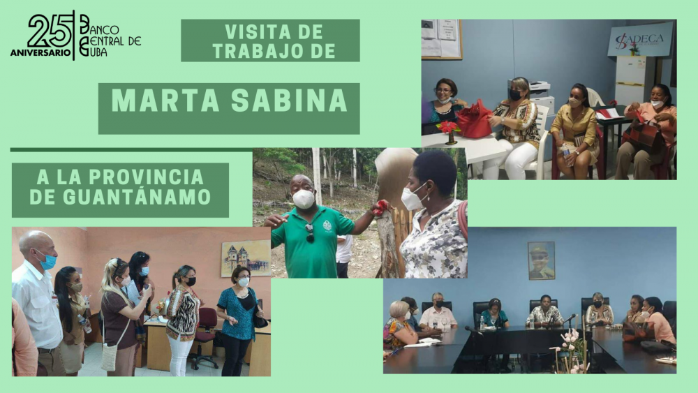 Imagen relacionada con la noticia :Concluyó la ministra presidente del BCC su visita a Guantánamo